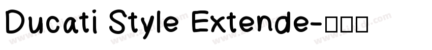Ducati Style Extende字体转换
